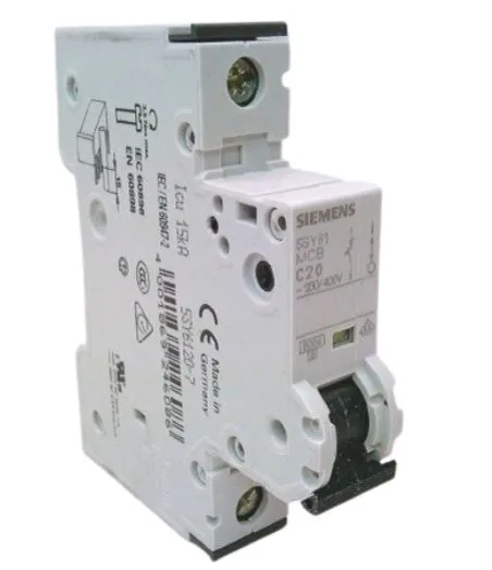 Siemens 5SY6120-7 — 1-Pole MCB (DIN Rail) (image 3)