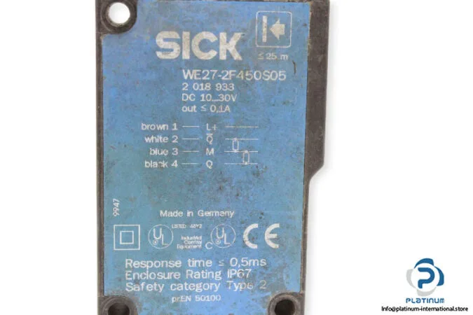 SICK WE27-2F450S05 — Photoelectric Sensors (image 2)