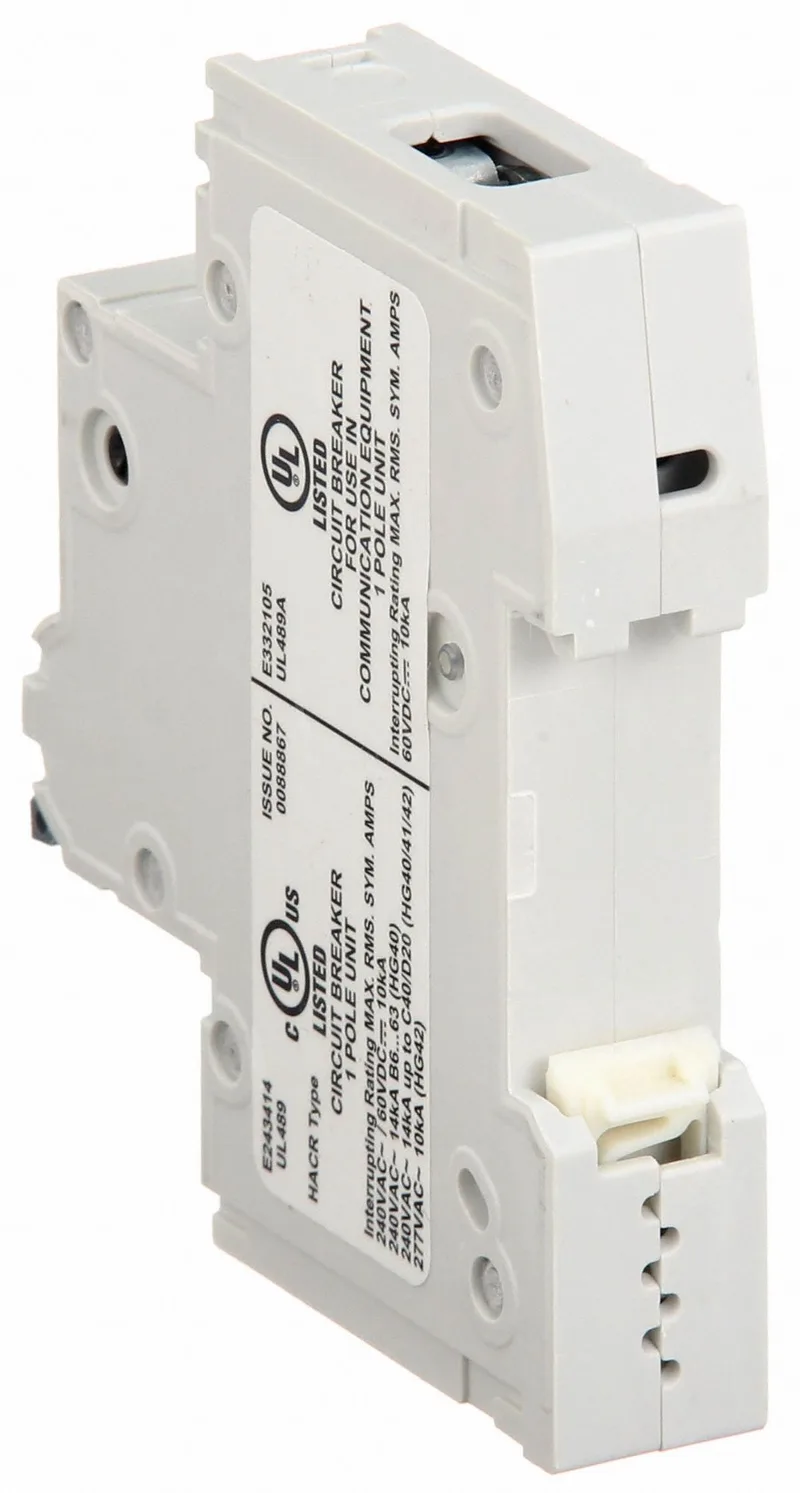 Siemens 5SJ4110-7HG40 — 1-Pole MCB (DIN Rail) (image 3)