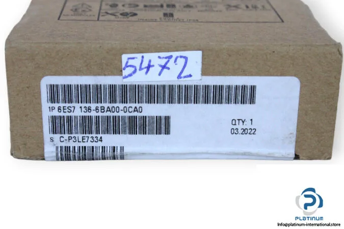 Siemens 6ES7136-6BA00-0CA0 — PLC Communication Modules (image 2)