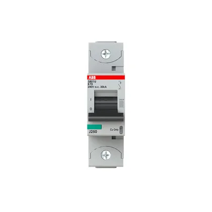 ABB S801U-K70 — 1-Pole MCB (DIN Rail) (image 2)