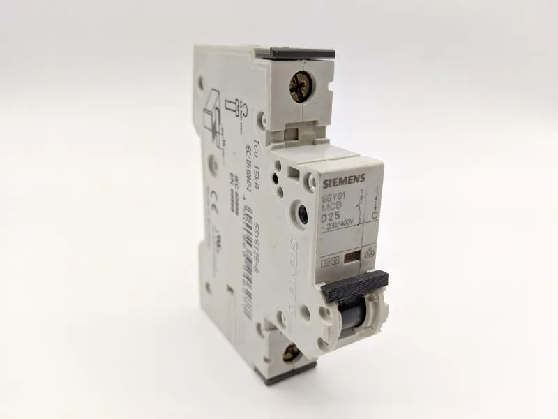 Siemens 5SY6125-8 — 1-Pole MCB (DIN Rail)