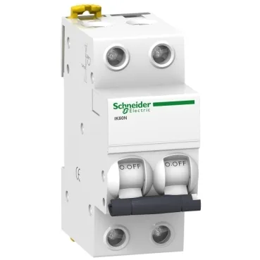 Schneider Electric A9K24213 — 2-Pole MCB (DIN Rail)