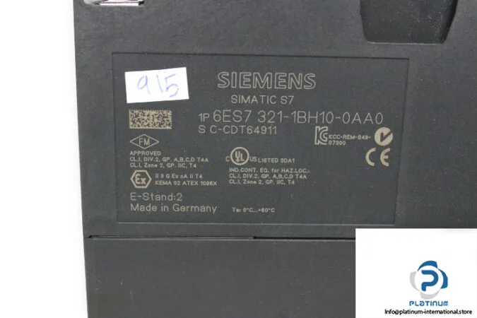 Siemens 6ES7321-1BH10-0AA0 — Digital Input Modules (image 4)