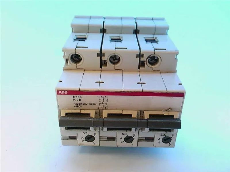 ABB S503-K8 — 3-Pole MCB (DIN Rail) (image 2)