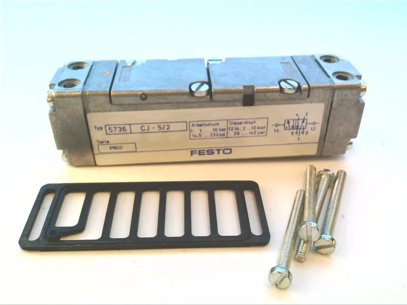Festo CJ-5/2-1/4 — Solenoid & Directional Valves