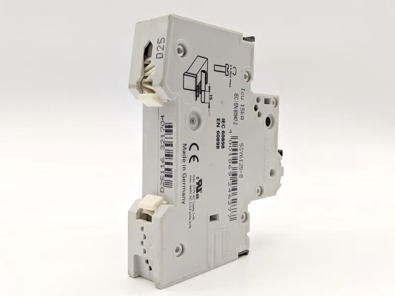 Siemens 5SY6125-8 — 1-Pole MCB (DIN Rail) (image 4)