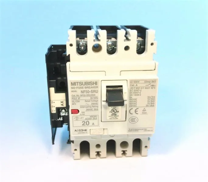 Mitsubishi Electric NF50-SRU-3P-20A-AX-1L-SLT — Molded Case Circuit Breakers (MCCB) (image 5)
