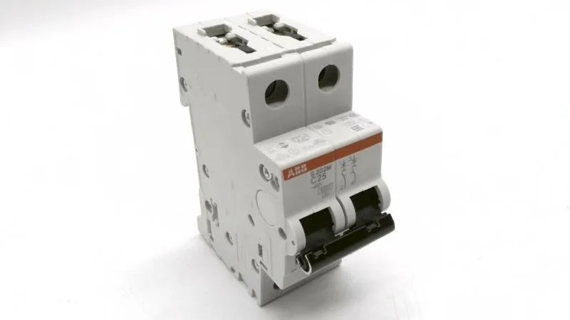 ABB S202M-C25 — 2-Pole MCB (DIN Rail) (image 2)