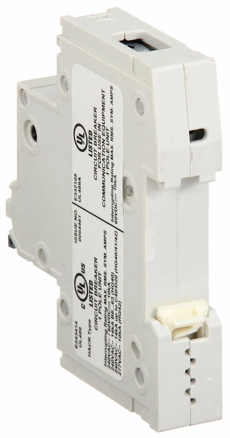Siemens 5SJ4116-6HG40 — 1-Pole MCB (DIN Rail) (image 3)