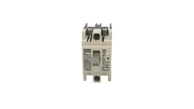 Mitsubishi Electric NV50-FA 2P 50A 100-200V 15MA — Molded Case Circuit Breakers (MCCB)