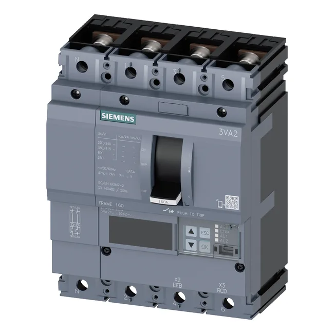 Siemens 3VA2163-5JQ42-0GF0 — Molded Case Circuit Breakers (MCCB)