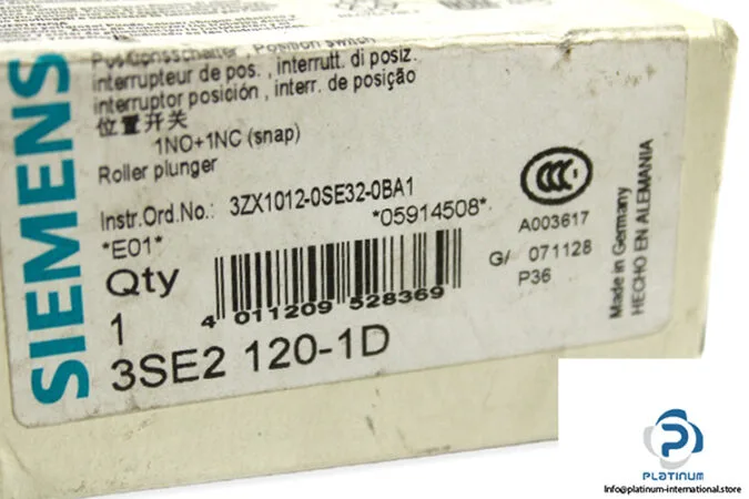 Siemens 3SE2120-1D — Limit Switches (image 5)
