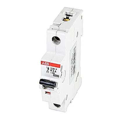 ABB S201P-K2 — 1-Pole MCB (DIN Rail)