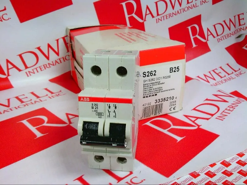 ABB S262-B25 — 2-Pole MCB (DIN Rail) (image 2)