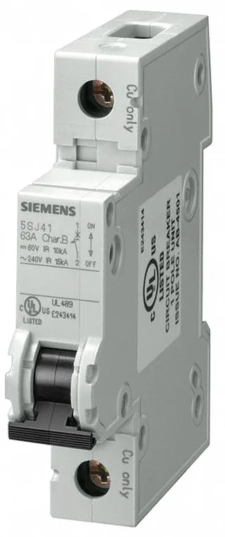 Siemens 5SJ4113-7HG40 — 1-Pole MCB (DIN Rail) (image 3)