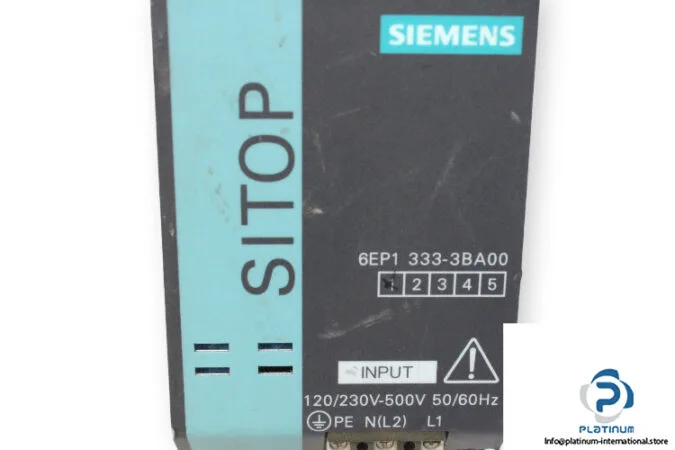 Siemens 6EP1333-3BA00 — DIN Rail Power Supplies (image 3)