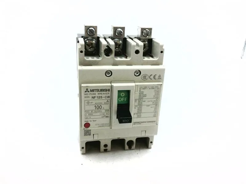 Mitsubishi Electric NF125-CW3P-100A — Molded Case Circuit Breakers (MCCB)