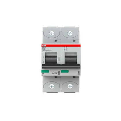 ABB S802S-C32 — 2-Pole MCB (DIN Rail)