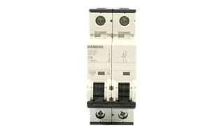 Siemens 5SY4208-7 — 2-Pole MCB (DIN Rail) (image 2)