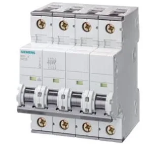 Siemens 5SY4410-7 — 4-Pole MCB (DIN Rail) (image 2)