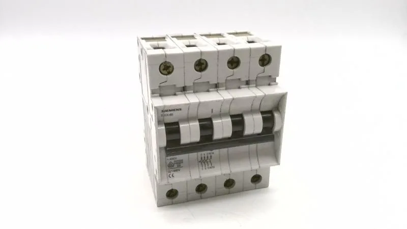 Siemens 5SX4610-7 — 4-Pole MCB (DIN Rail) (image 2)