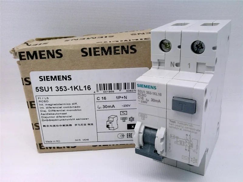 Siemens 5SU1353-1KL16 — Residual Current Breakers (RCCB/RCBO) (image 2)