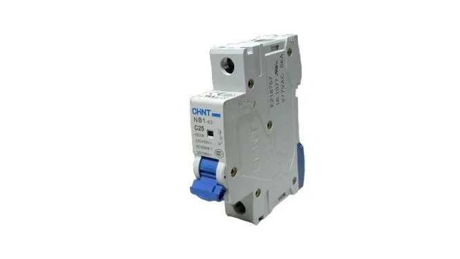 Chint NB1-63-1P-C25-6KA — 1-Pole MCB (DIN Rail) (image 3)