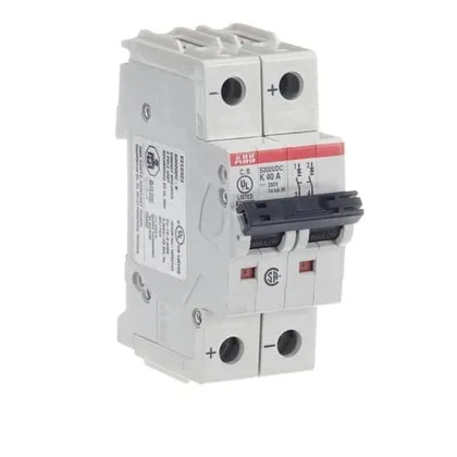 ABB S202UDC-K40 — 2-Pole MCB (DIN Rail) (image 2)