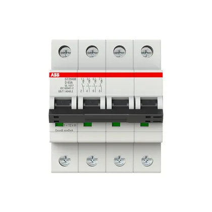 ABB ST204M-D63 — Miniature Circuit Breakers (MCB) (image 2)