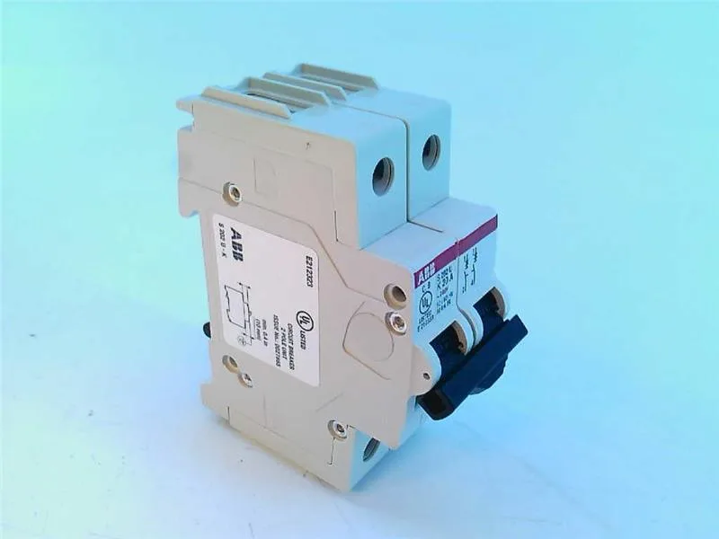 ABB S202U-K20 — 2-Pole MCB (DIN Rail) (image 3)