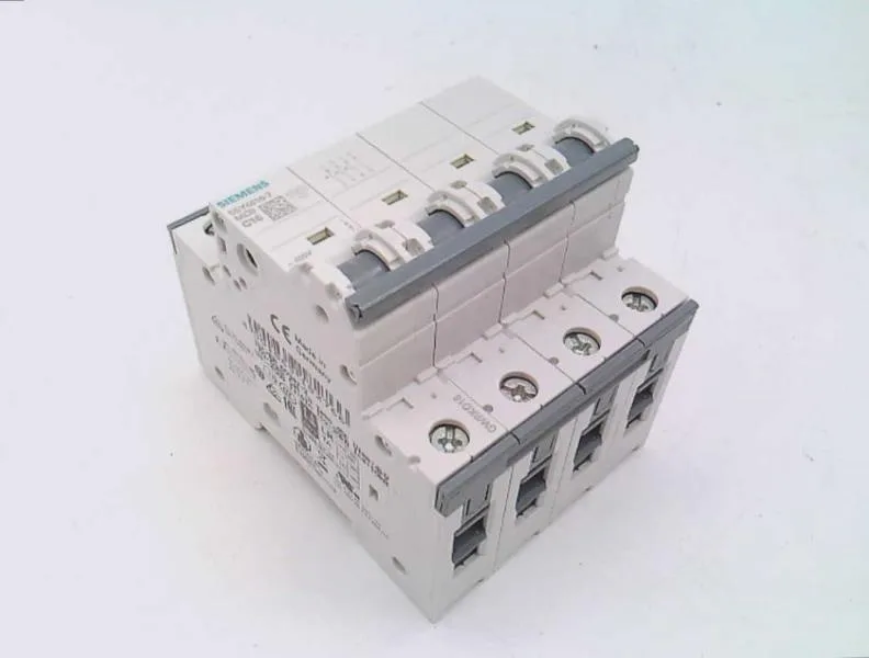 Siemens 5SY4616-7 — 4-Pole MCB (DIN Rail) (image 3)