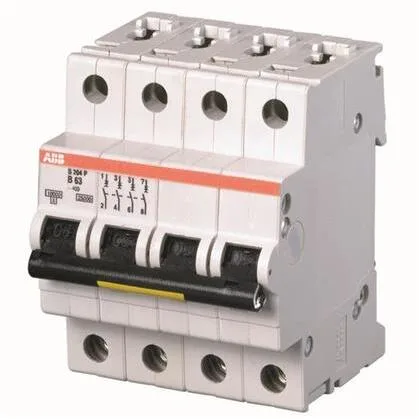 ABB S204P-K32 — 4-Pole MCB (DIN Rail)