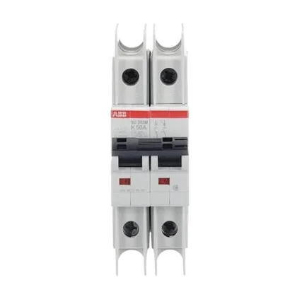 ABB SU202M-K50 — 2-Pole MCB (DIN Rail) (image 2)