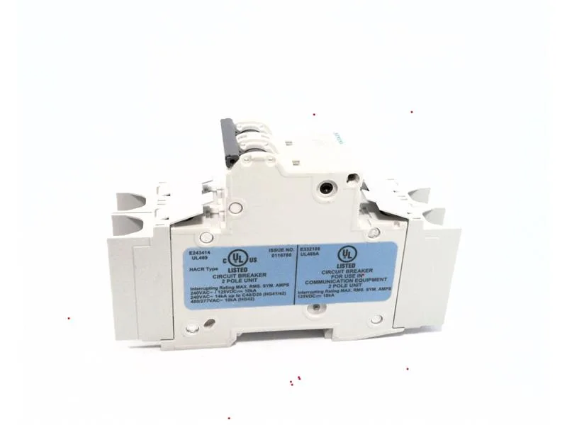Siemens 5SJ4218-7HG42 — 2-Pole MCB (DIN Rail) (image 5)