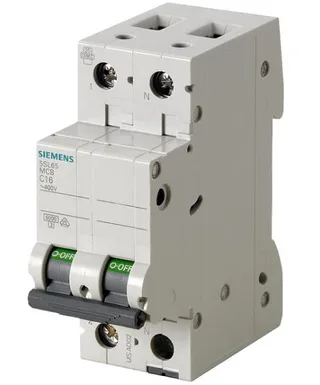Siemens 5SL6504-7 — 1-Pole MCB (DIN Rail) (image 2)