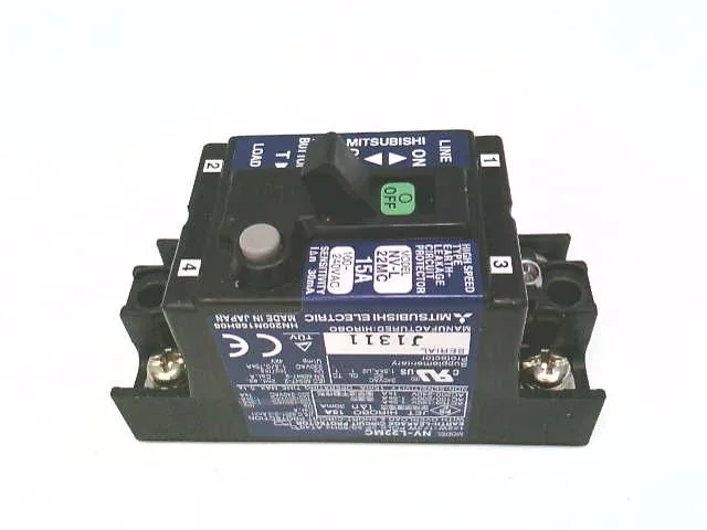 Mitsubishi Electric NV-L22MC 2P 15A 100-240V 30MA — Molded Case Circuit Breakers (MCCB) (image 2)