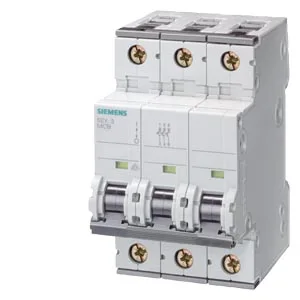 Siemens 5SY4363-7 — 3-Pole MCB (DIN Rail) (image 2)