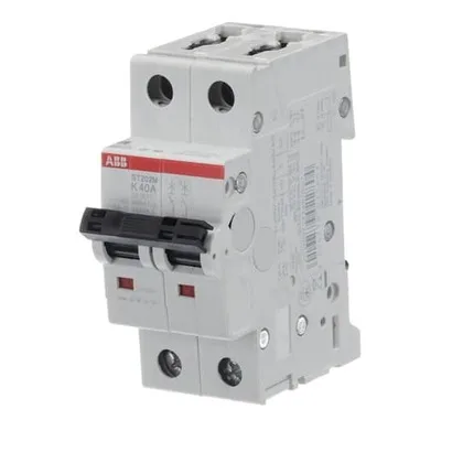 ABB ST202M-K40 — 2-Pole MCB (DIN Rail) (image 4)