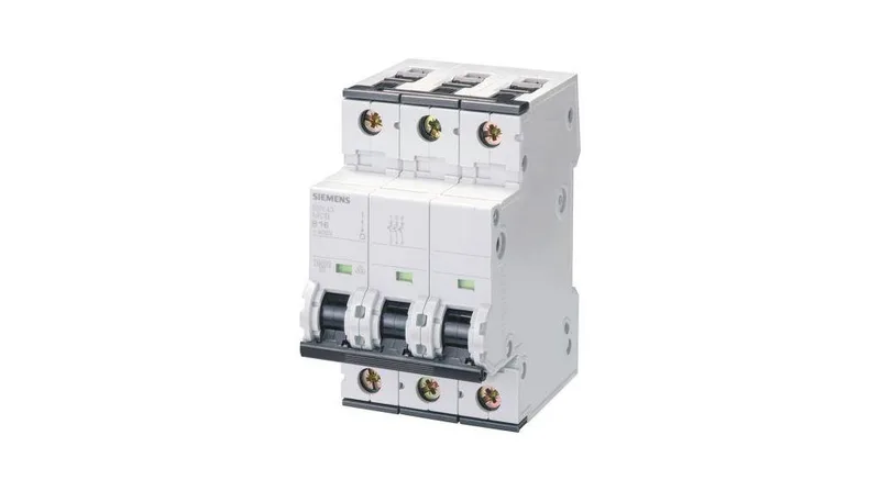 Siemens 5SY4316-6 — 3-Pole MCB (DIN Rail)