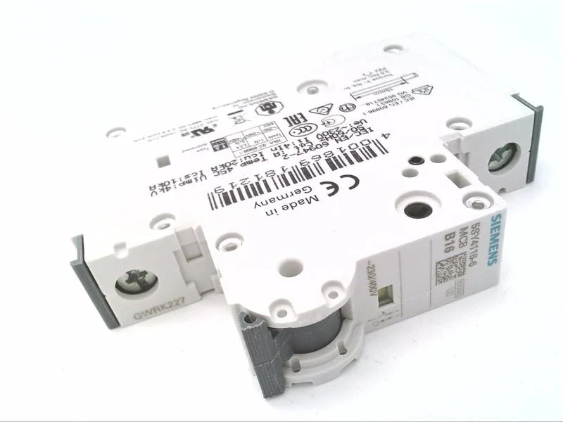 Siemens 5SY4116-6 — 1-Pole MCB (DIN Rail) (image 3)