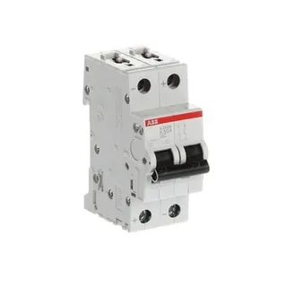 ABB S202MUC-K50 — 2-Pole MCB (DIN Rail)