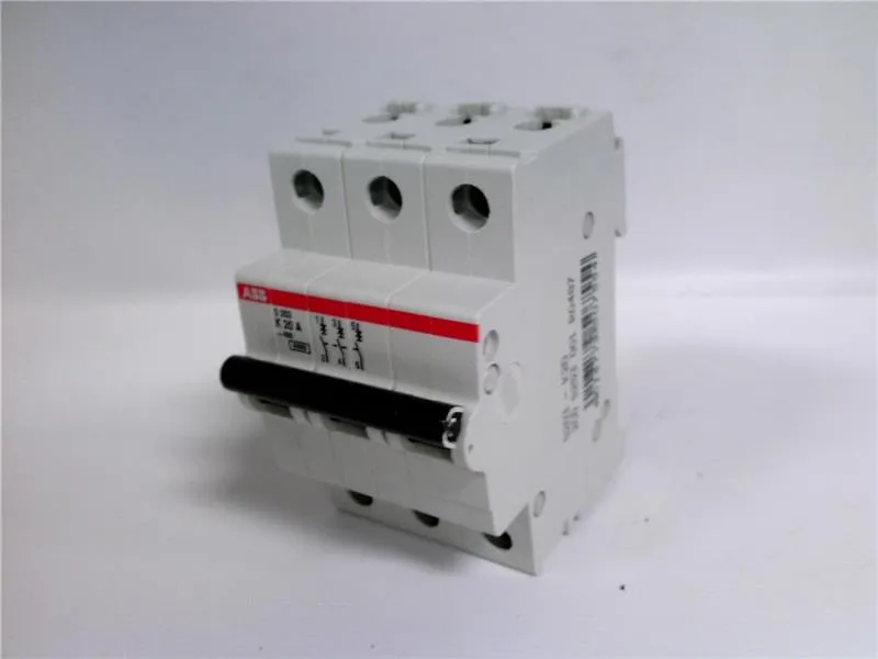 ABB S203-K20 — 3-Pole MCB (DIN Rail)