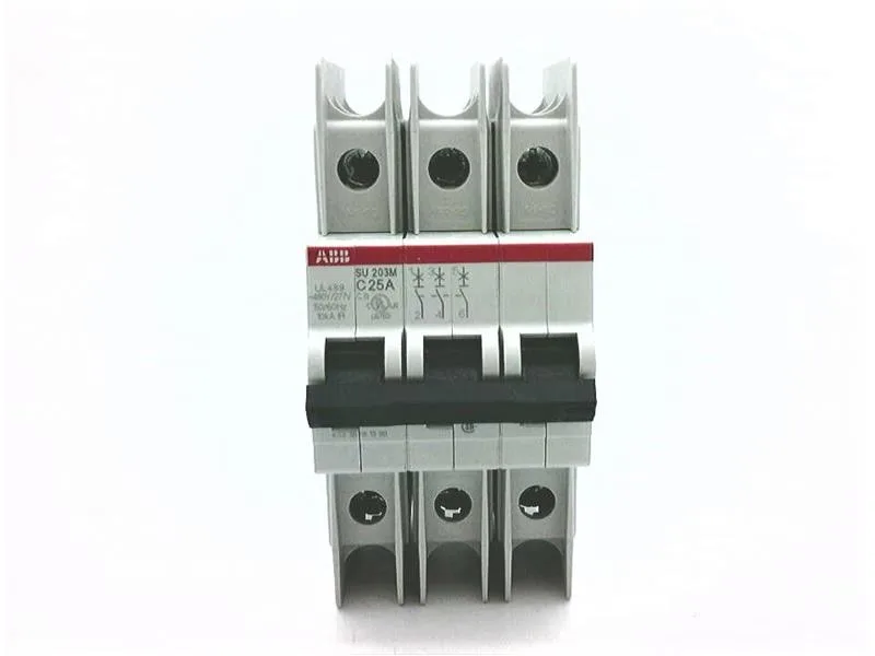 ABB SU203M-C25 — 3-Pole MCB (DIN Rail) (image 2)