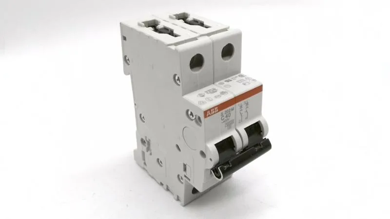 ABB S202M-C40 — 2-Pole MCB (DIN Rail)
