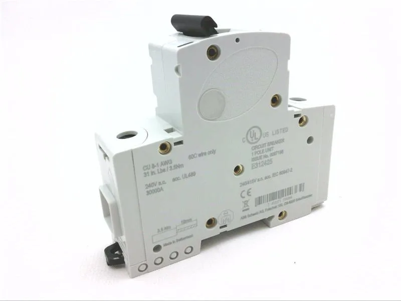 ABB S801U-K80 — 1-Pole MCB (DIN Rail) (image 5)
