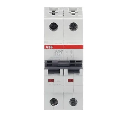 ABB ST202M-B20 — 2-Pole MCB (DIN Rail) (image 2)