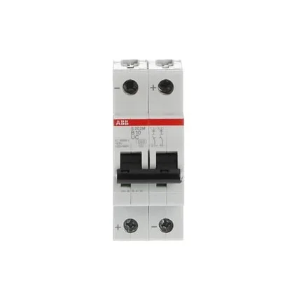 ABB S202MUC-B10 — 2-Pole MCB (DIN Rail) (image 2)