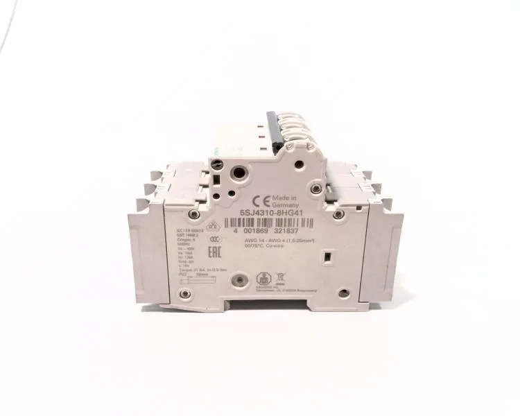 Siemens 5SJ4310-8HG41 — 3-Pole MCB (DIN Rail) (image 4)