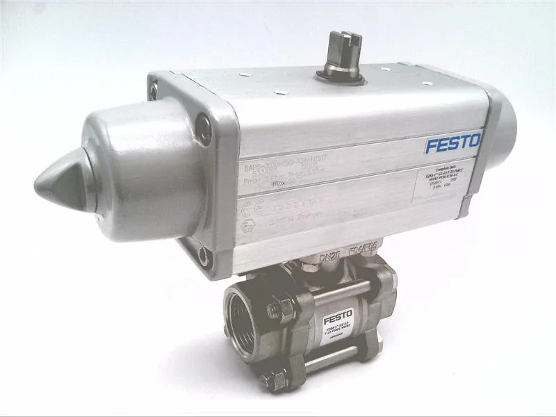 Festo VZBA-1"-GGG-63-32L-F0405-V4V4T — Solenoid & Directional Valves